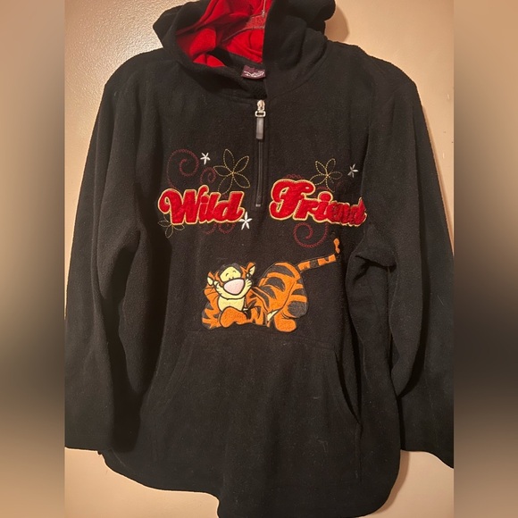 Wild friend Disney vintage tigger fleece size plus small pullover hoodie jacket - Picture 1 of 4